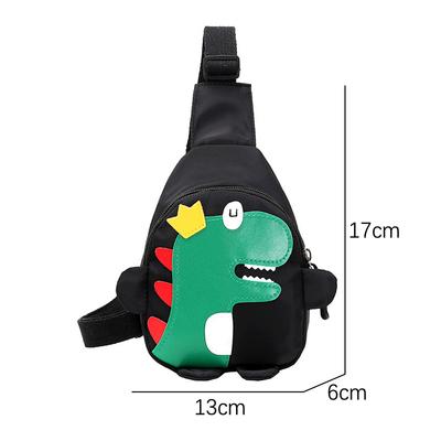 Cartoon Dinosaur Crossbody Bags Boys Girls Cute Kids Chest Bags Shoulder Messenger Travel Backpack For Children