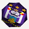 1pc Anderlecht Umbrella, Sun Protection, And UV Shielding. It Has Eight Sturdy Ribs for Outdoor Use And Perfect As a Holiday Gift
