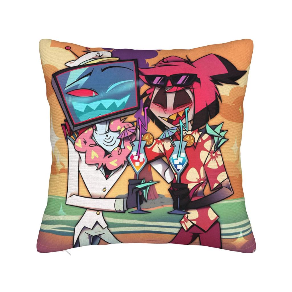 R-Radiostatic Vox Alastor Pillow Cover Accessories Printing Cushion Cover Decorations Pillow Case Cover Home Multiple Sizes