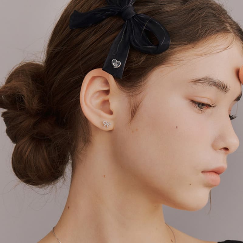 

Заколка для волос с лентой psyche_черная black