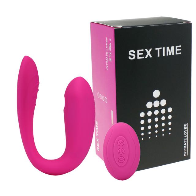 Sucking Dildo Vibrator 10 Intense Modes Sex Toys for Women G Spot Clitoris Stimulator with Remote Control U Shape Adult Sexo