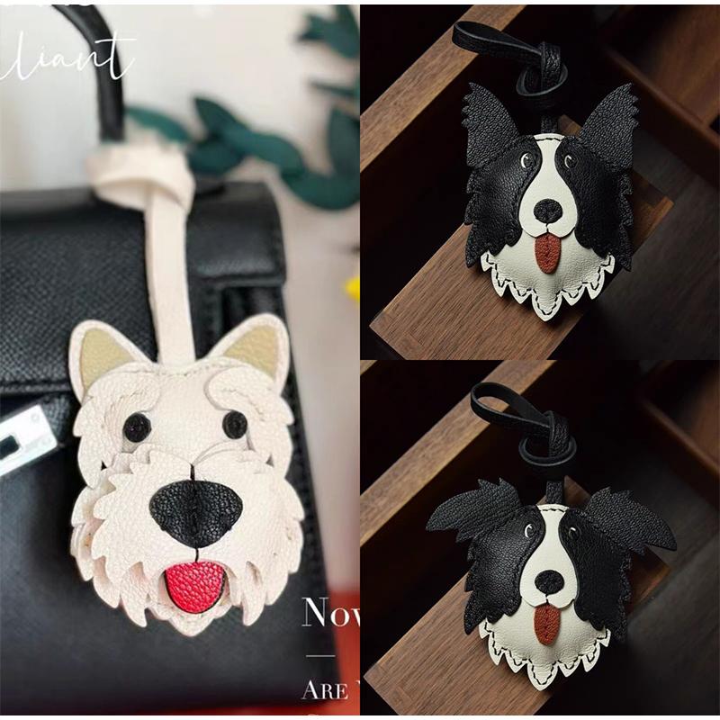 Tiger Bag Pendant Handmade Genuine Leather Keychain Versatile Creative Personality Niche Gift Friends Couple Exquisite Pendant