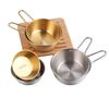 ZISIZ Korean Gold 304 Stainless Steel Rice Wine Bowl Set