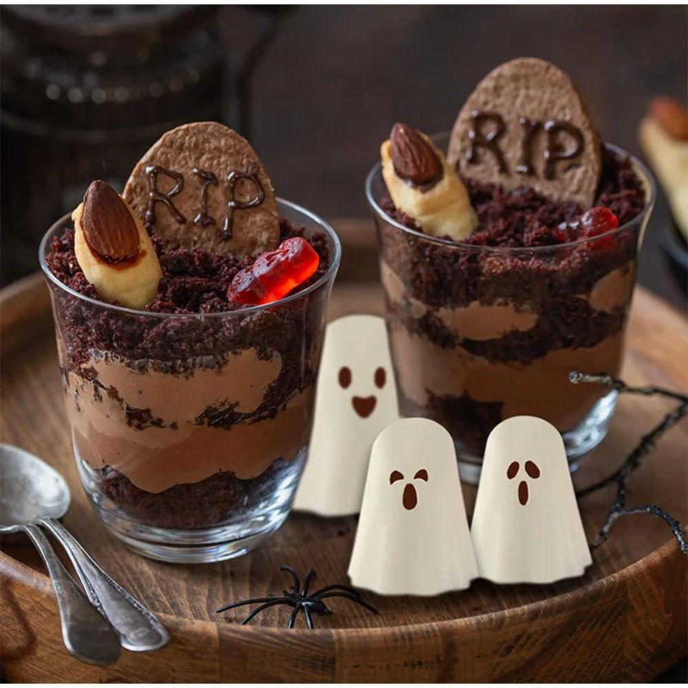 Wiederverwendbare Halloween Geister Schokoladenformen Flexible Geister Schokoladenbonbonformen Halloween Party