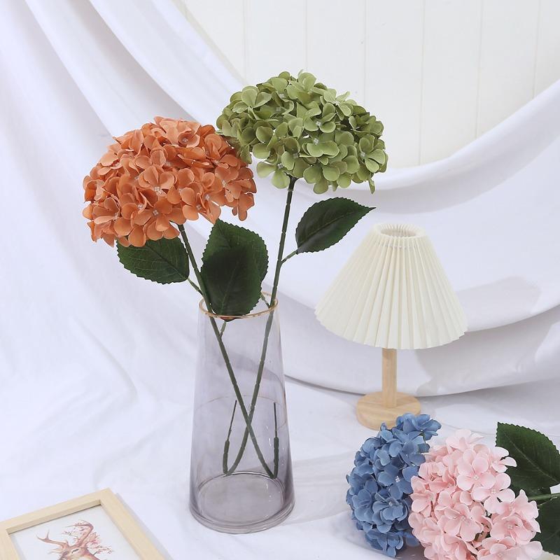 Artificial Flower, Large Hydrangea, High-end Touch, Moisturizing Hydrangea, Hotel, Artificial Wedding Floral Decoration, Artificial Flower