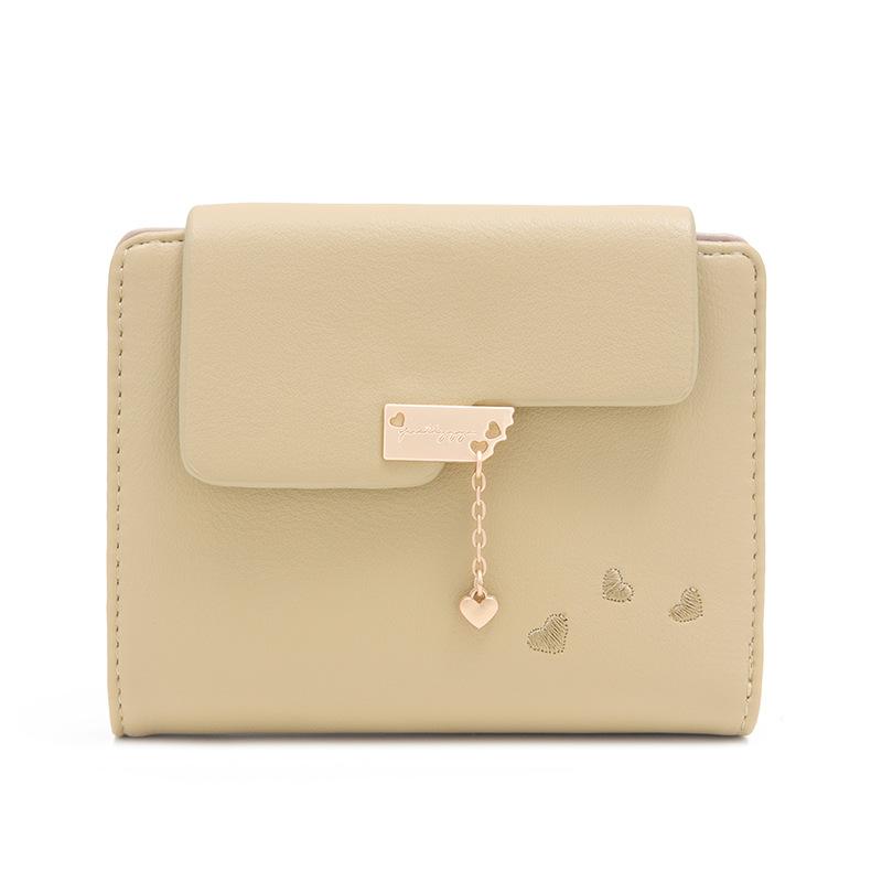 Lommebok Dame Kort Ins Kjærlighet Anheng Multi-kort Brettbar Skinnlommebok