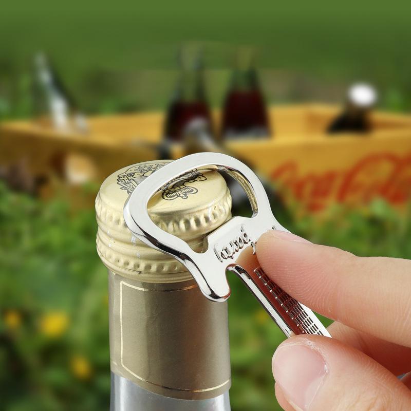 Zinklegierung Gitarre Bierflaschenöffner mit Schlüsselanhänger Personalisiertes Logo für Werbegeschenk