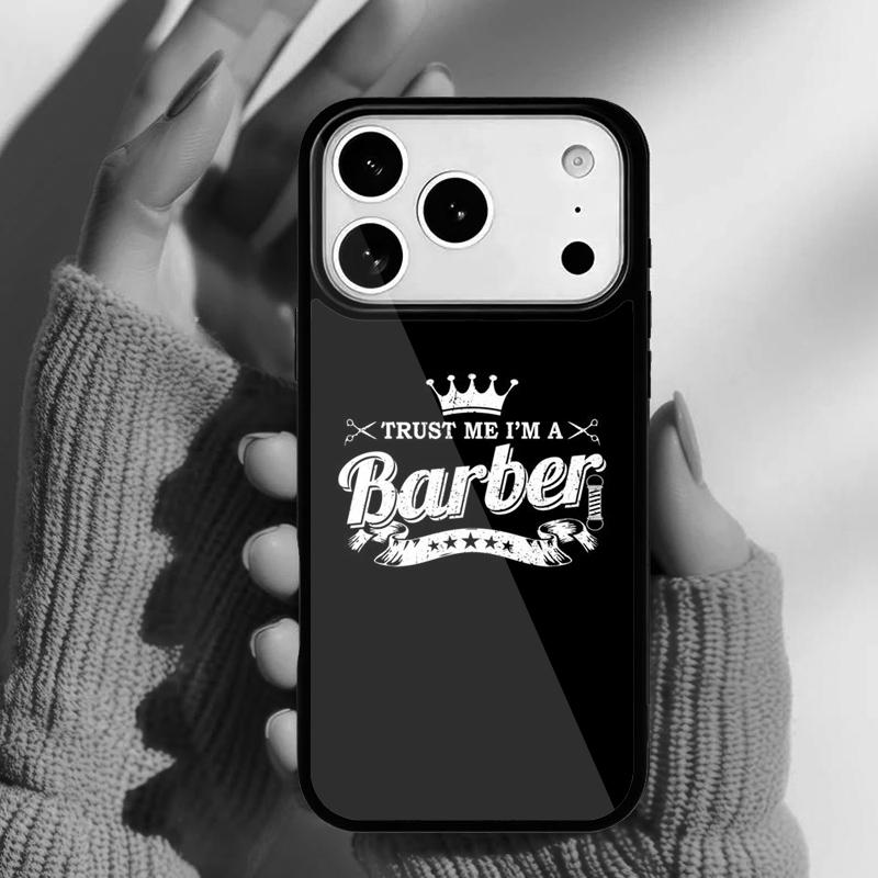 Barber Funny Vintage Classic Barber Retro Distressed Phone Case for iPhone 17 16 15 14 13 Pro Max Back Cover for 12 11 Pro Coque
