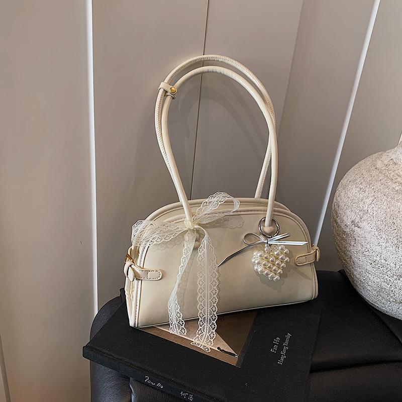 

Niche popular handbag women s 2025 spring and summer new simple and versatile shoulder bag textured underarm bag pillow 29*7.5*16