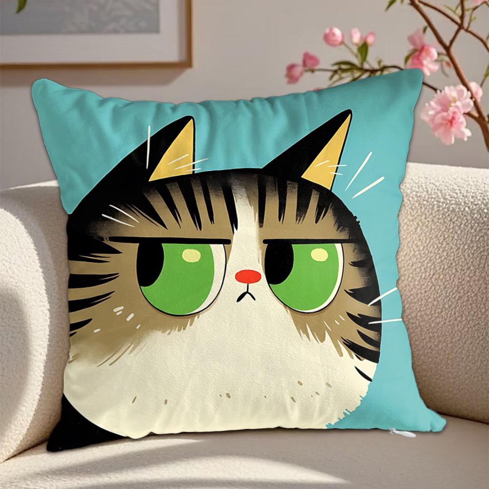 Kawaii Cartoon animal graffiti Pillows Decorative Cushion Covers x Cushions Cover Home Decor Items Decorations Bedroom