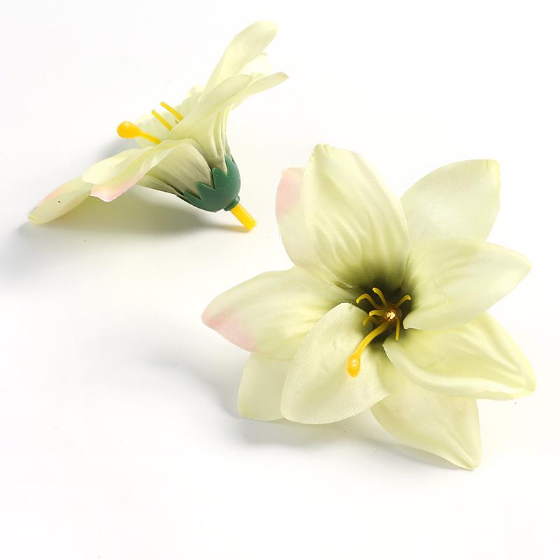 10/15Pcs 9cm Artificial Flowers Heads For Home Decor Wedding Marriage Decoration Fake Flowers DIY Craft Wreath Gifts Accessories