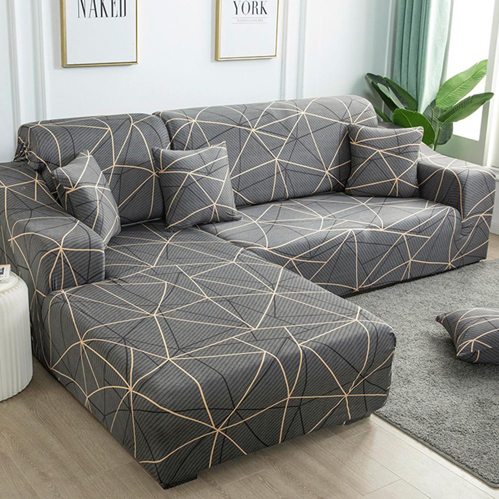 Sofa Seat Cover For Armchairs Removable Elastic Cushion Covers L Shape Chaise Longue Corner Sofa Buy 2 Pieces Sofa Covers