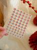 YITU Ant Figure Lion Dance Nail Stickers - Chinese Tide Style, Embossed Cartoon Design, Back Adhesive Nail Art (YT4667).