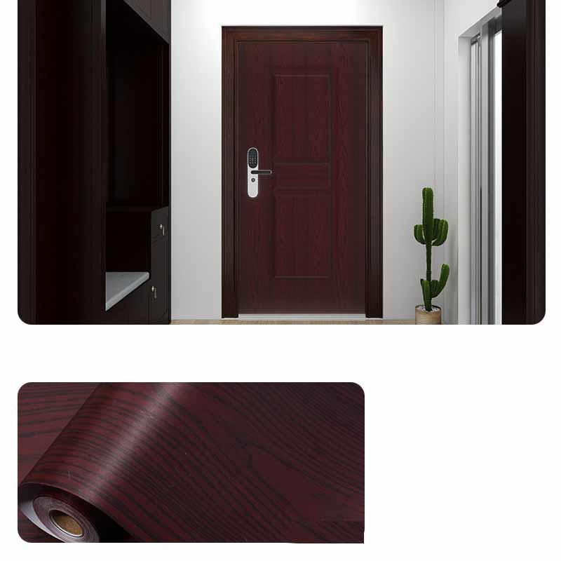Wood Grain Self-Adhesive Film Waterproof Vinyl Wrap Furniture Renovation Home Decor Cabinets Wardrobes Tables Makeovers