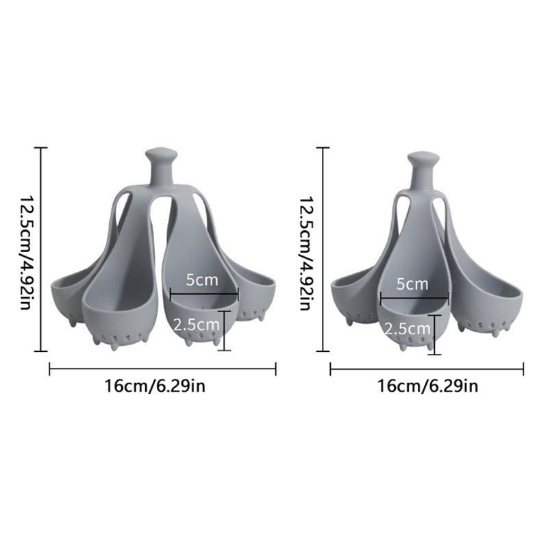 4/6 Hole Silicone Egg Cooker High Temperature Resistant Steamed Egg Tray Food Grade Complementary Food Tools