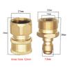 Fixtures Connector Gold Color High Pressure Home Plumbing
