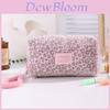 Plush Leopard Print Makeup Bag With Zipper For Travel And Daily Use