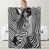 Close-up of Colorful Animals Digital-printed Polyester Bedroom Velvet Flannel Soft Sofa Cover Blanket Fleece Sofa Cover Blankets