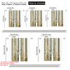 2pc   Window Curtains Botanical Blossoms Durable Polyester  Without Electricity Birthday Party Use for Seasonal Decorations
