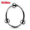 Metal Penis Ring Sex Toys For Men Male Delay Ejaculation Stainless Steel Cock Ring Glans Stimulator Sex Increase Orgasm 6 Sizes