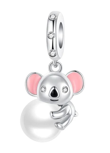 925 Silver Animals Series Charms Dog Cat Bear Pets Beads Fit Bracelet Necklace DIY Woman Pendants Fine Jewelry