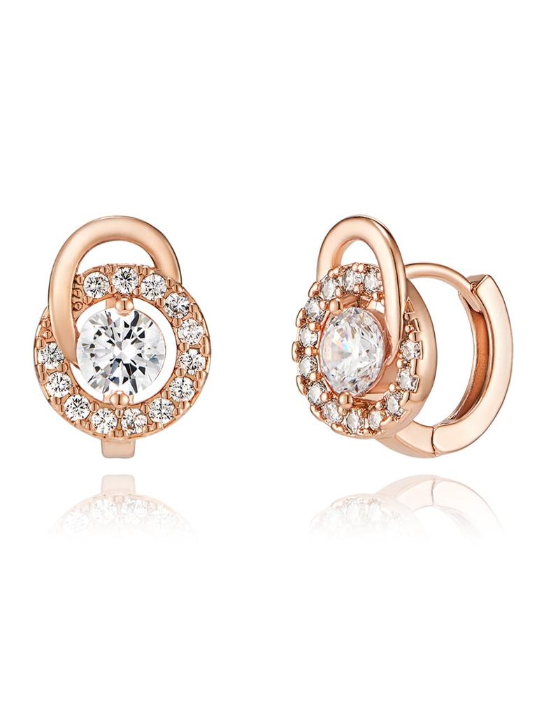 14K Rising One-Touch Earrings (Gold Filled) C24EGF151