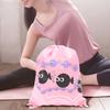 [LEISURE CLUB] Gym Sack Knapsack Drawstring Bag Waterproof Lightweight Folding