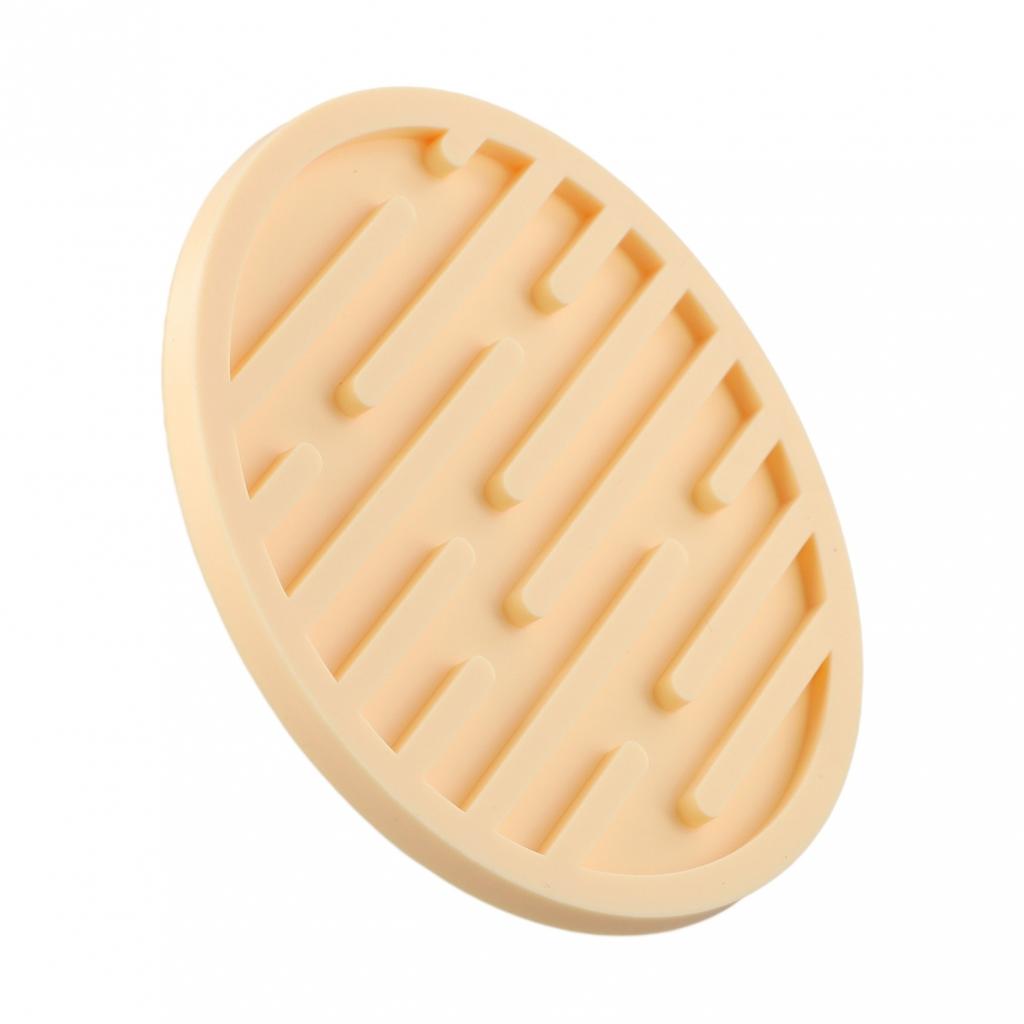 Silent Coasters Silicone Tea Cup Mat Withstand Temperatures Up To C Yellow
