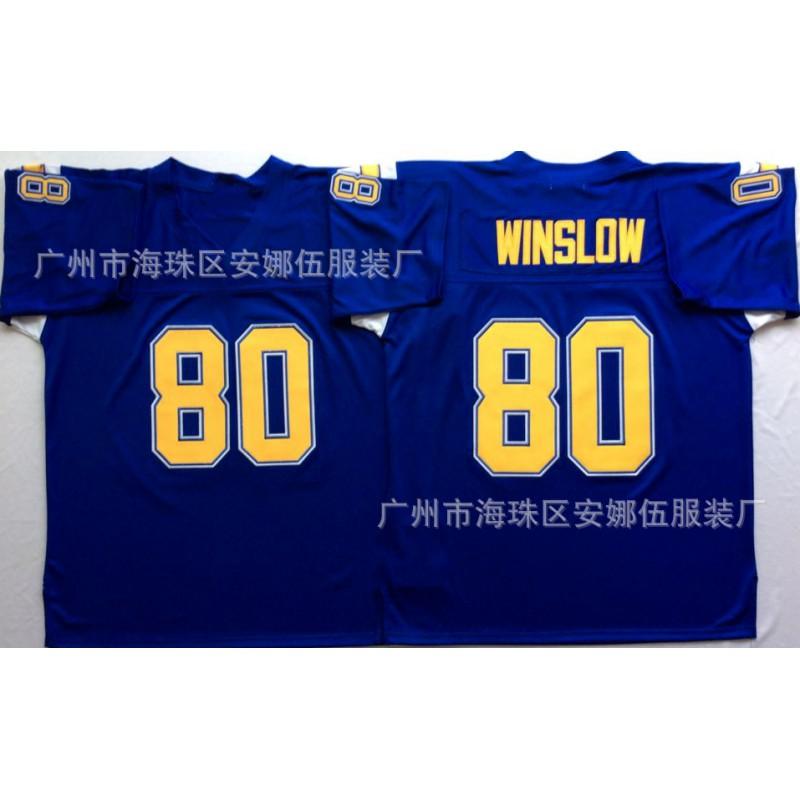 2026 Vintage Rugby Embroidered Jersey San Diego Chargers 21 55 Team Sports Basketball