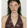Yhpup Stainless Steel Natural Shell Drop Fashion Necklace High Quality Summer Style Trendy Korean Jewelry for Women