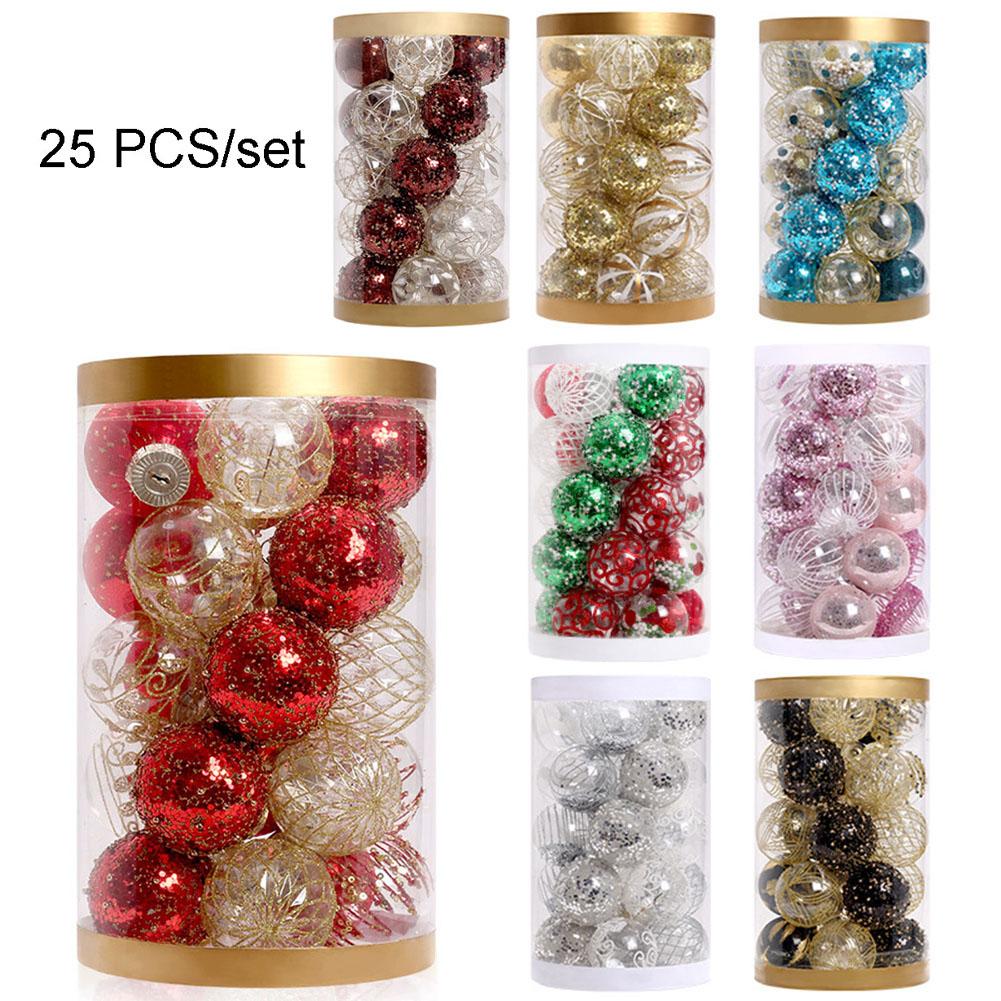 Pro sváteční svatební párty vánoční koule PET přívěsek