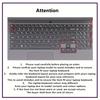 Silicone Keyboard Cover 15.6-inch Laptop Keyboard Protector Case Ultra-Thin, Suitable for Lenovo Legion R7000 R7000P Y7000 Y7000P R9000 Y9000P