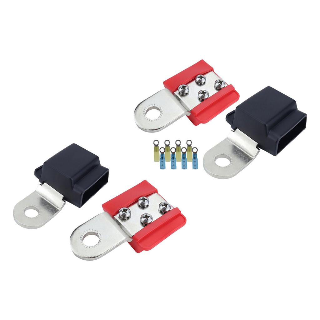 Premium Quality Reliable Positive And Negative Terminal Connector Set Easy Installation Heavy Duty 100A 32V Replacement for