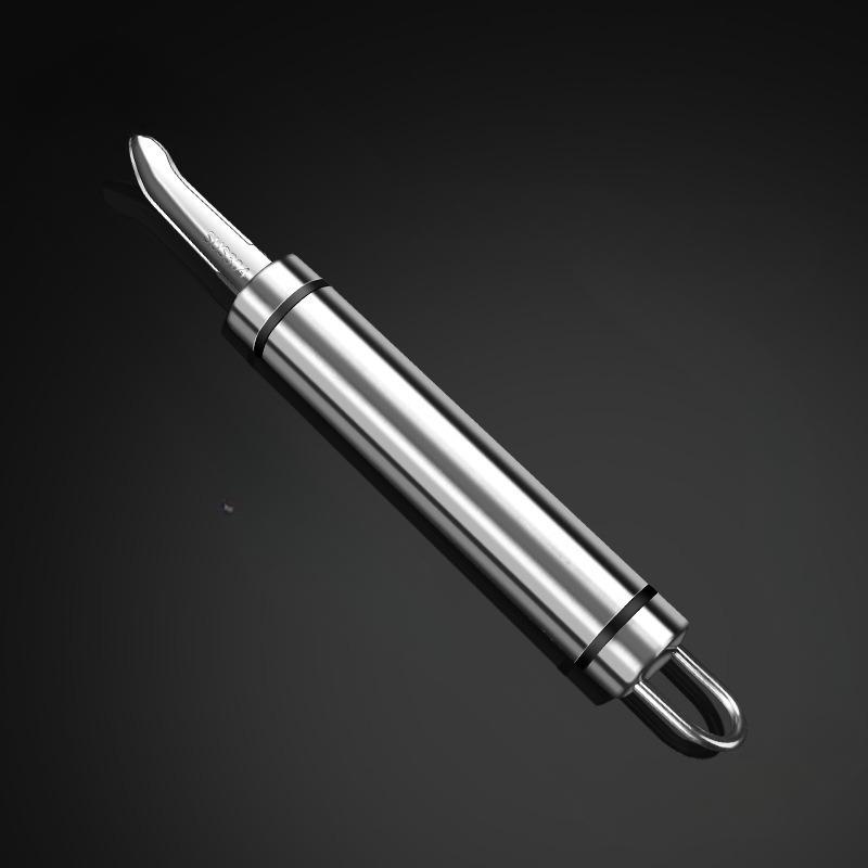 

1шт Нержавеющая сталь Линия для креветок, артефакт для удаления сердцевины лонгана, удаление кожи, удаление мяса, инструменты для удаления желудков креветок для домашнего использования