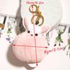 Cross-border Cartoon Keychain: Cute Animal Plush Ball Pendant for Handbags & Cars