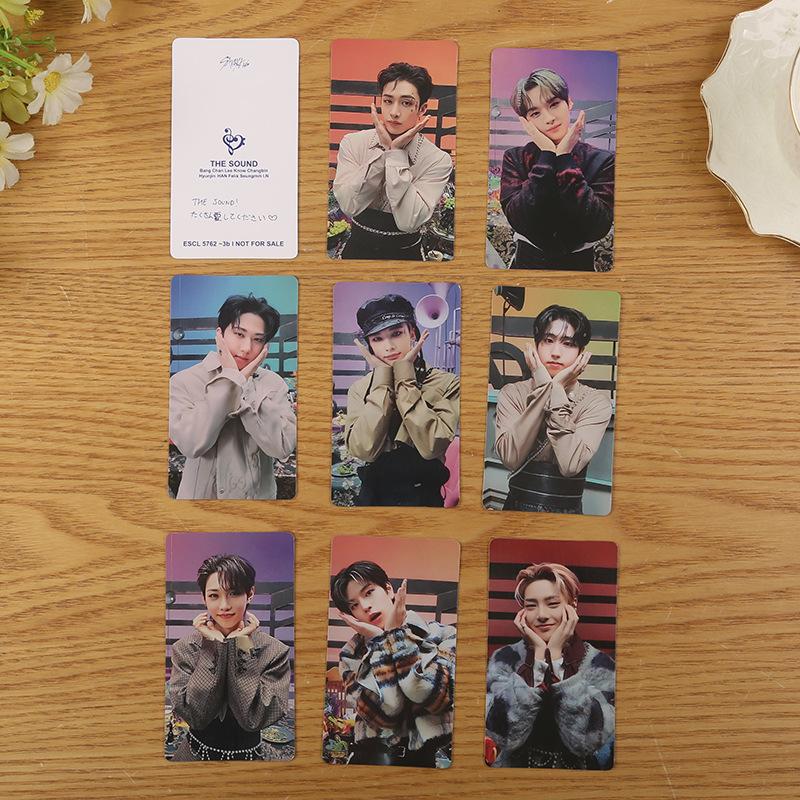 Straykids Maxident Mmt Benefit Photocards Official Same Style Idol Lomo Collectible Cards For Fans Collection Gift Kid Friendly Entertaining Fun Play