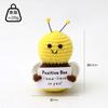 Hand-Woven Crochet Doll Positive Energy Potato Funny Vegetables Fruits Toy Emotion Expression Gift Pocket Hug Knitting Ornaments
