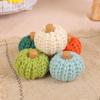 New Knitted Pumpkin Decorative Ornaments Diy Hand-woven Colorful Pumpkin Party Layout Props