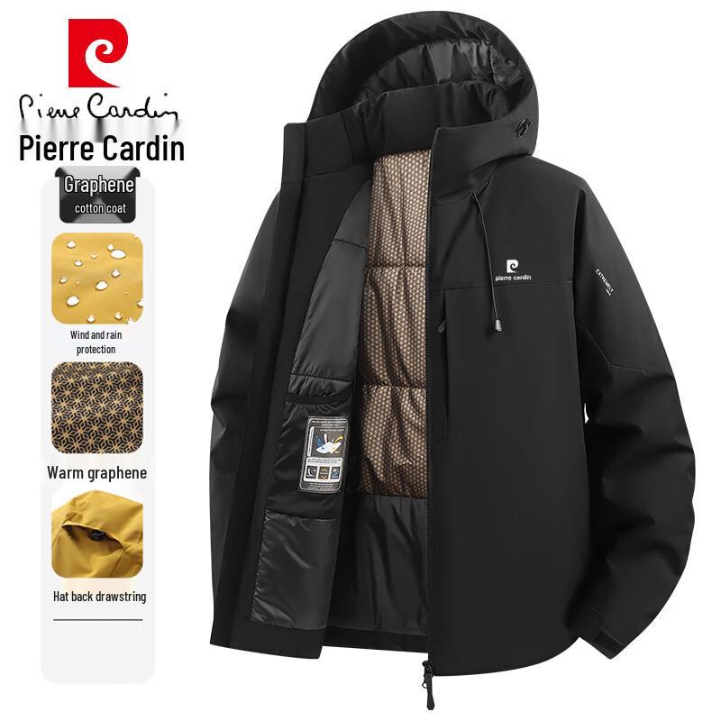 

Pierre Cardin Men s Hooded Padded Jacket L