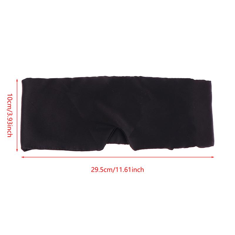 Ice Silk Sleeping Mask Eyepatch Blocking Light Eye Mask Soft Padded Travel Sleeping Aid For Sleep Patch Slaapmasker