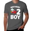 Airplane Birthday Boy Party nd Birthday Airplane TShirt Urban Style Casual Short Sleeve Top