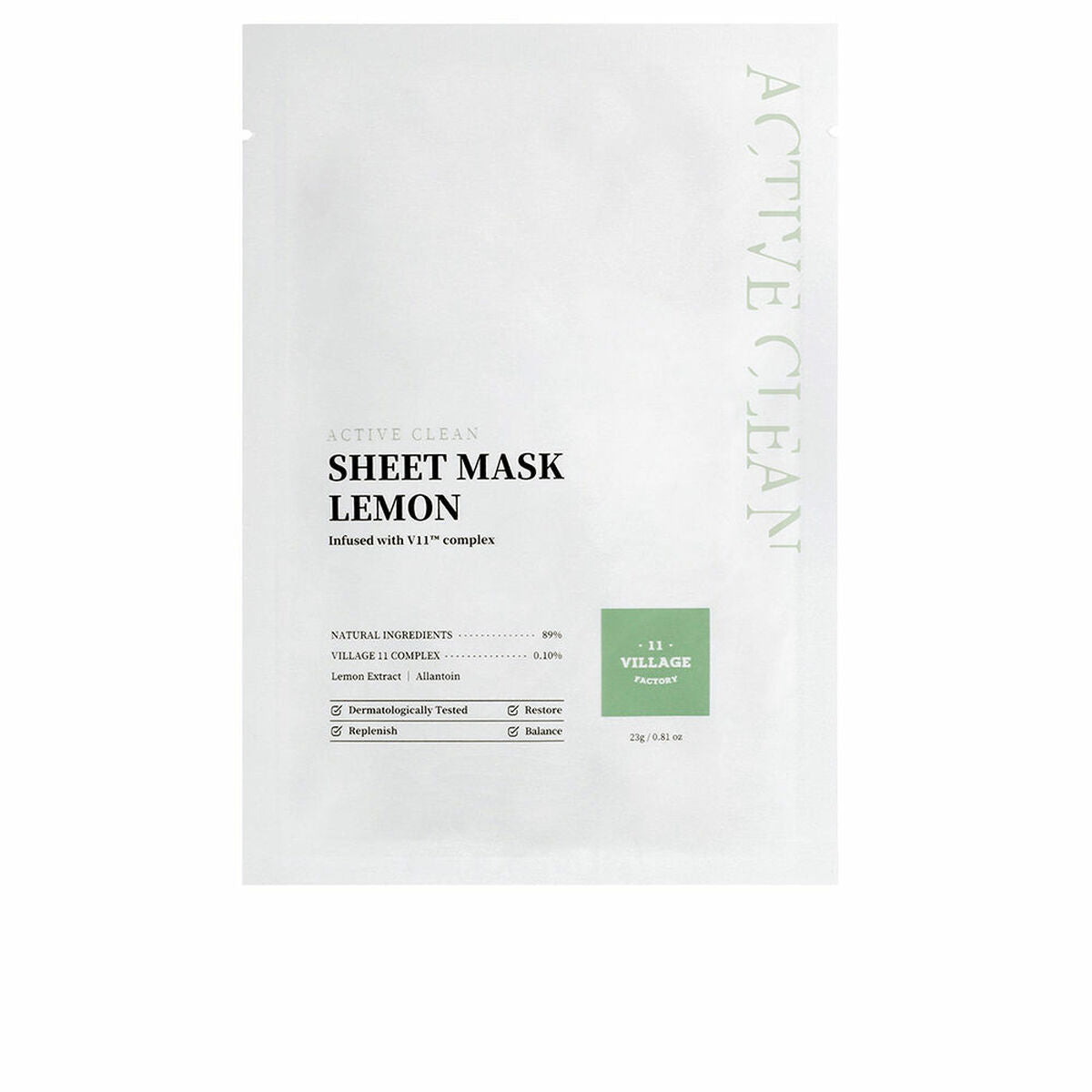 

Маска для лица Village 11 Factory Active Clean Lemon 23 г