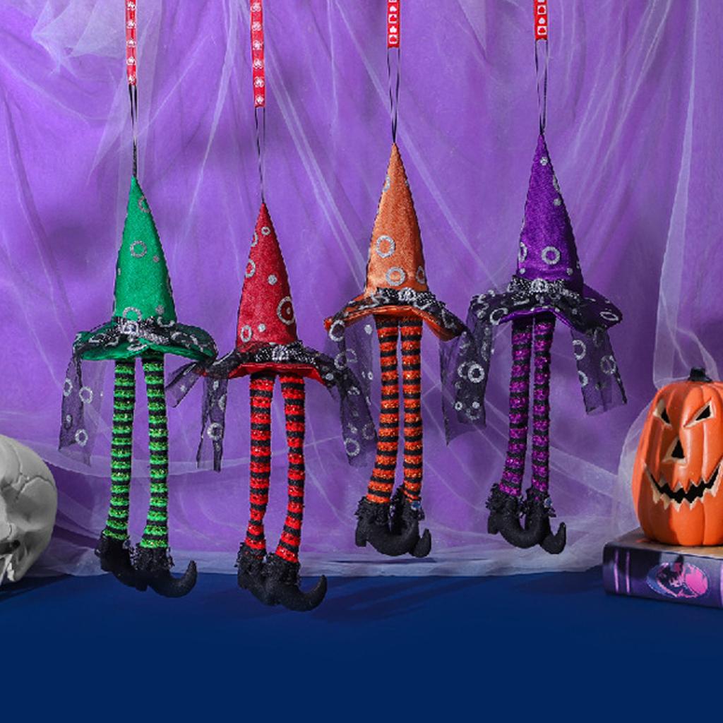 Halloween Witch Hat Hanging Ornament Party Decoration for Home