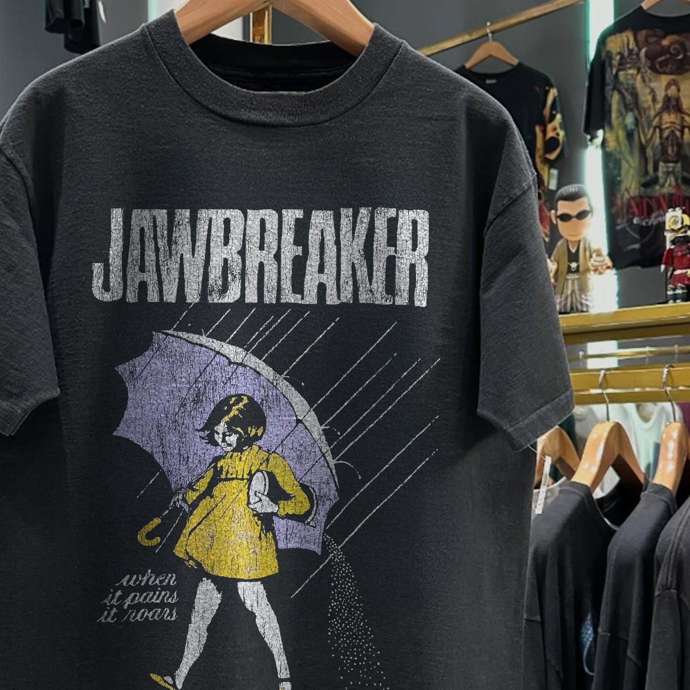 1993 Jawbreaker When It Rains It Roars Aged T-Shirt Black S M