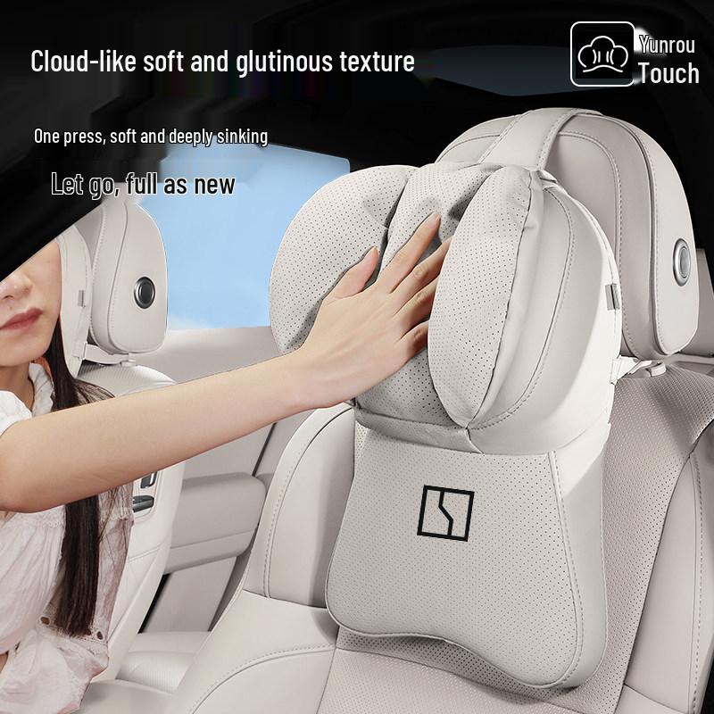 Zeekr 007GT/7X/9X Car Headrest & Lumbar Support Pillow for Neck Protection & Decoration