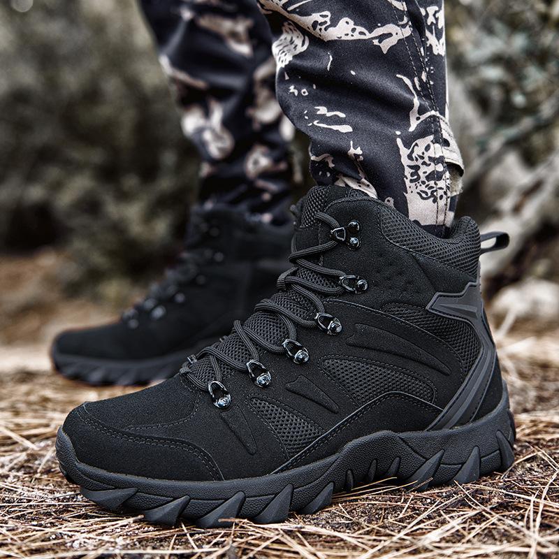 20262026 Frühling und Herbst Martin Stiefel Herren Outdoor Bergsteigen Offroad Werkzeugstiefel Wüstenstiefel Taktische Militärstiefel