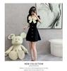 Plus Size French Bow Slimming Dress for Pear-Shaped Women - Niche Design Skirt