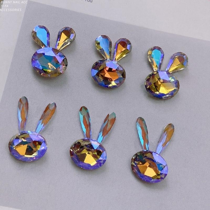 Pack of Luxury Nail Charms Studs Nail Rhinestones Gems Luxury Nail Art Rhinestones Crafts Diamonds Crystal Jewels Stones