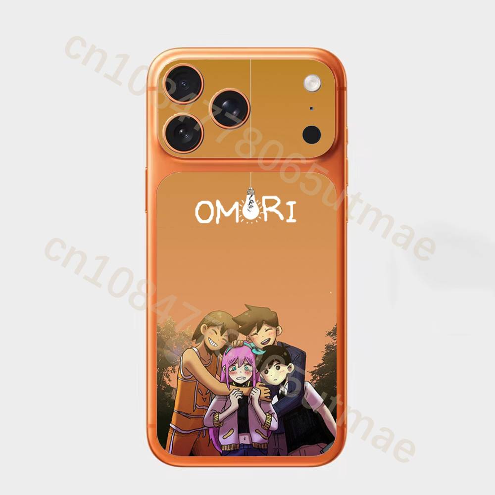 Game O-Omori For iPhone 17pro,17pro max Carmere and Back Cover Decal Wrap Skin Colorful Rear Protective Sticker Film