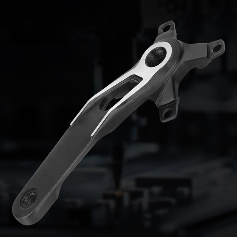 Aluminum Alloys Square Tapers Crankset Durability Fixed Gear Fixie Crankset for Enhancing Climbing and Accelerations